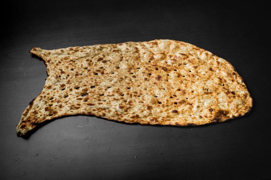 Iranian Sangak Bread With Sesame