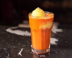 Carrot Juice With Ice Cream