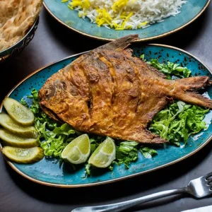 Fried Pomfret Fish