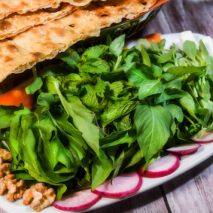 Cheese with Vegetable And Walnut
